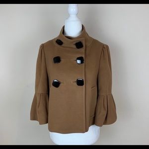 Anthropologie Hanii Y Wool Cashmere Crop Jacket